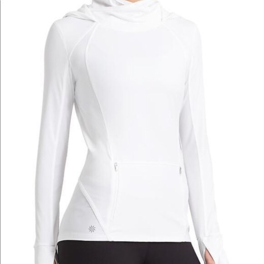 White Athleta Hoodie
